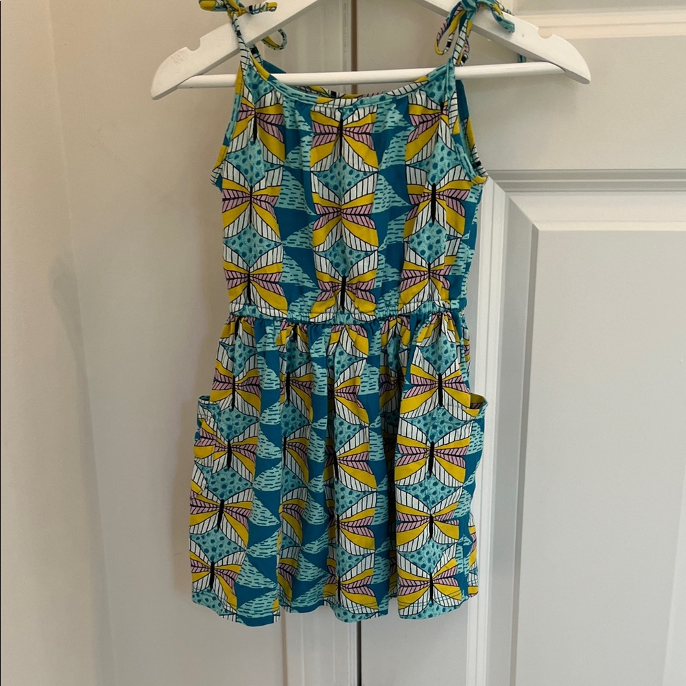 Colorful girls Tea butterfly dress - size 2T